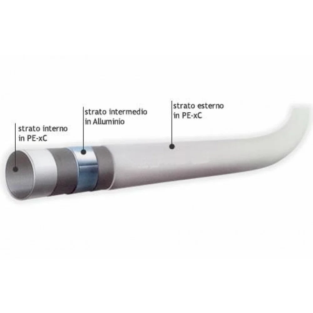 Tubo multistrato nudo rg d.26x3, 00 rotolo ml.50 b08mcjcc1n