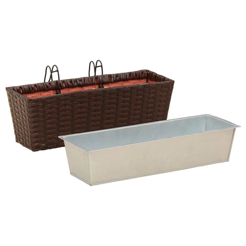 Ringhiera 2 pz 50 x 17 x 17 cm Metallo CFW3768591