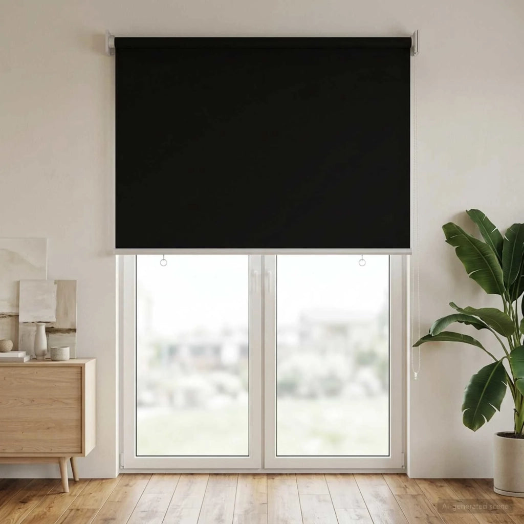 Voletta a rullo con protezione UV Nero 60 x 230 cm Poliestere 42041256