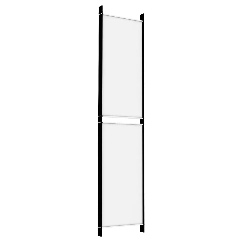 Divisorio Ambienti | Divider per stanze | Paravento a 5 Pannelli Bianco 250x220 cm Tessuto