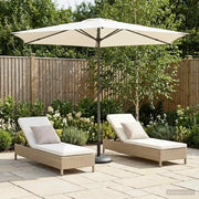 Ombrellone da giardino-Parasole da Giardino con Base 270 x 270 cm Poliestere 289825