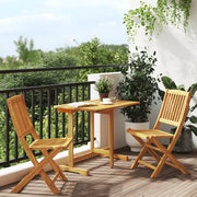 Set da Pranzo da Giardino Pieghevole 3 pz in Massello di Acacia 3206333