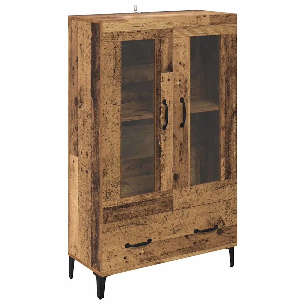 Credenza con Cassetto-Buffet-Armadio da cucina Legno vecchio 70 x 31 x 115 cm