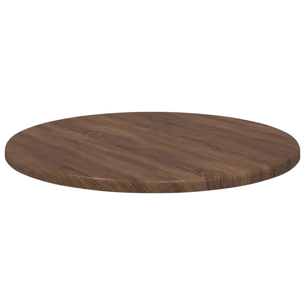 Piano del tavolo Rovere marrone Ø 40 x 1,5 cm Legno multistrato 880388