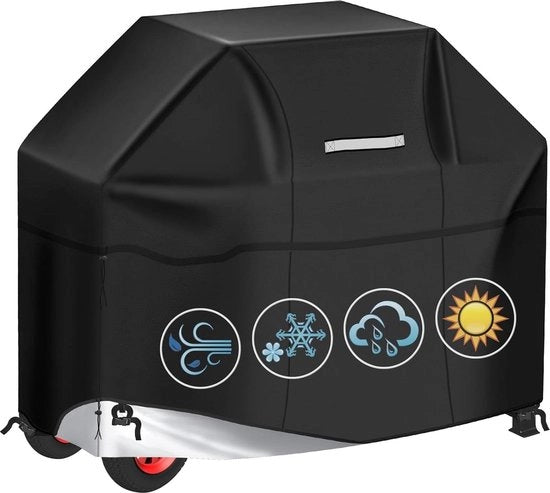 210D spazzola per barbecue a gas - impermeabile e resistente ai graffi - adatta per barbecue all'aperto - 145 x 61 x 112 cm