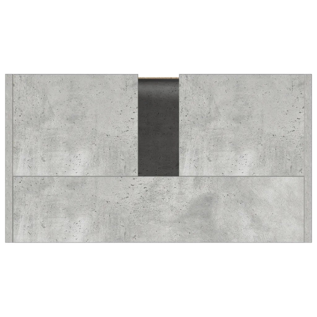 Armadio da Bagno Grigio Cemento 60x33x61 cm in Truciolato cod mxl 52105