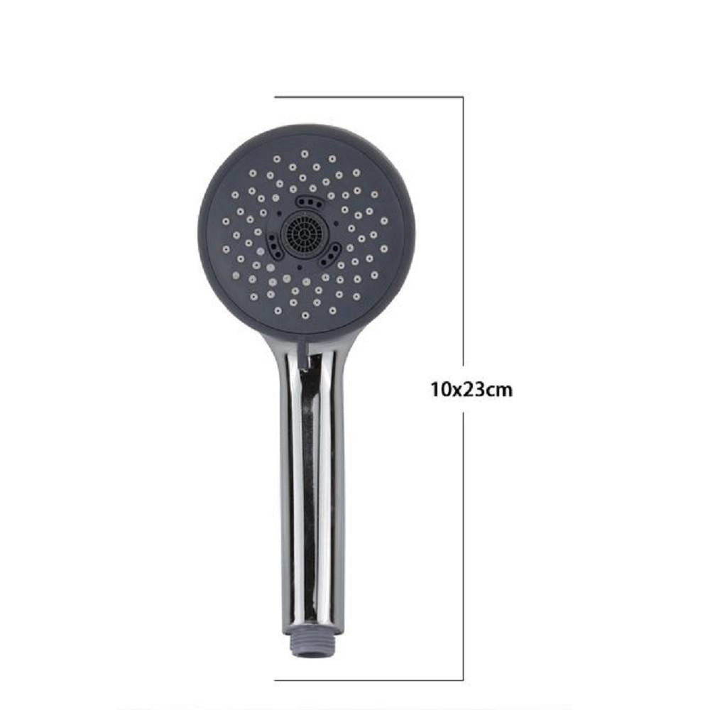 Trade Shop - Doccetta 10x23cm Doccino Bagno Soffione Doccia Cornetta Rotondo Moderno 69091 -
