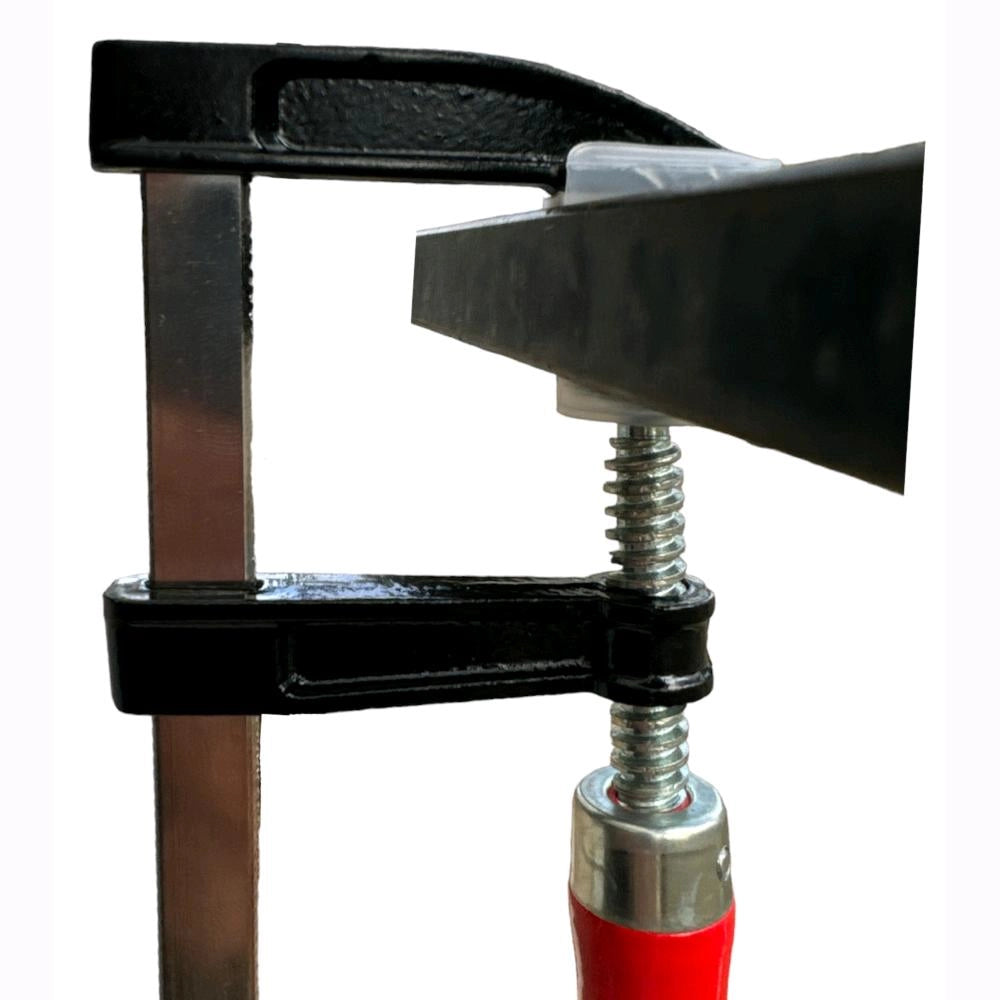 Morsetto a F Strettoio a Vite Stringente per Legno 150x80 mm Conf. 2 Pezzi