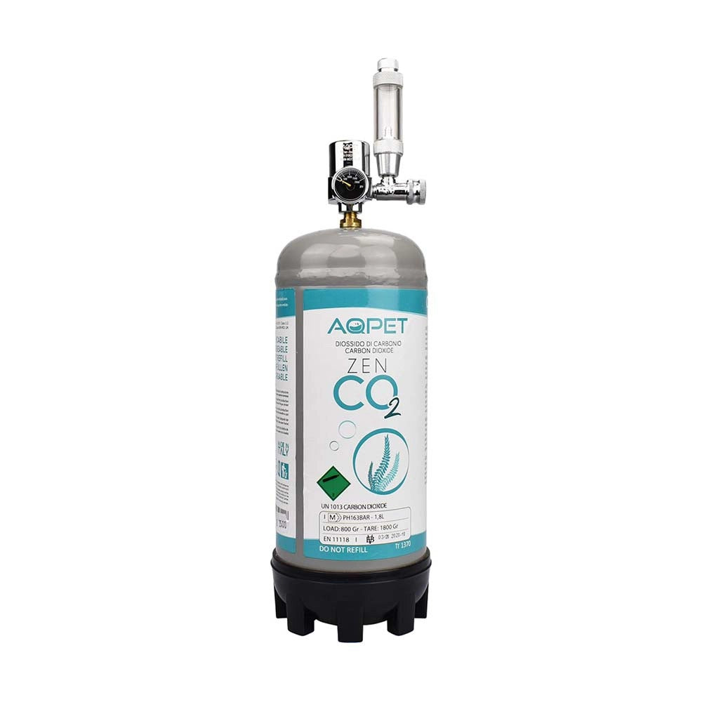 Aqpet Zen CO2 System - impianto completo di fertilizzazione con anidride carbonica