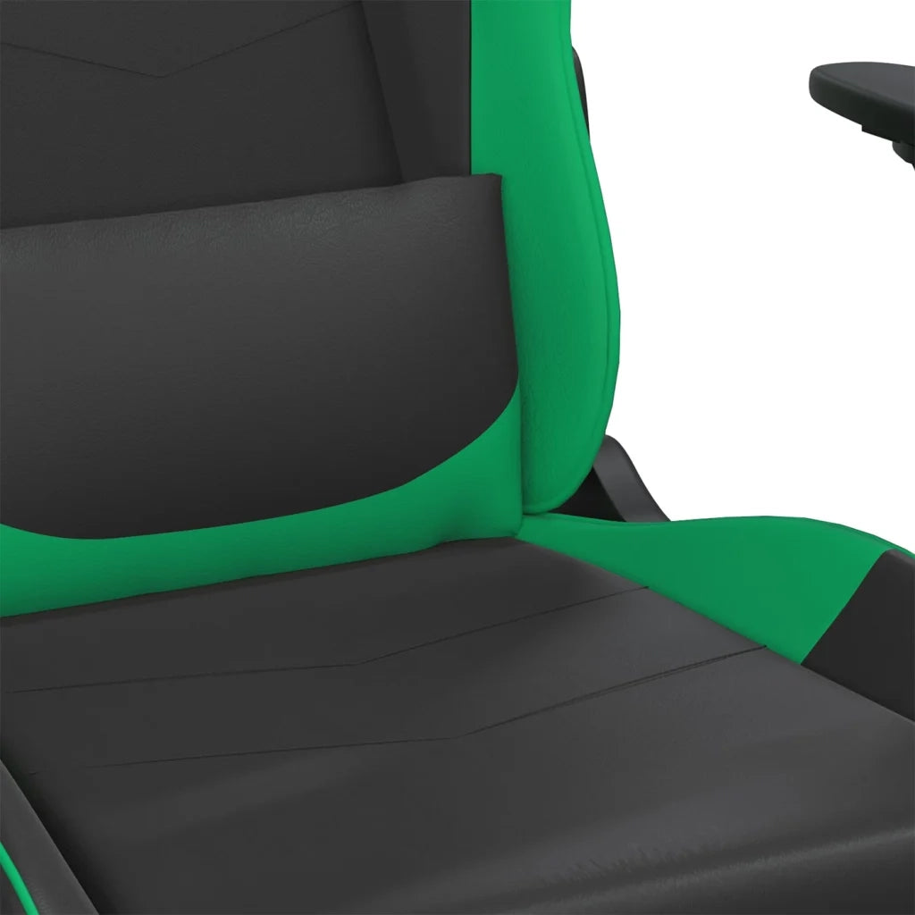Sedia da Gaming | Sedia da e-sports Nera e Verde in Similpelle