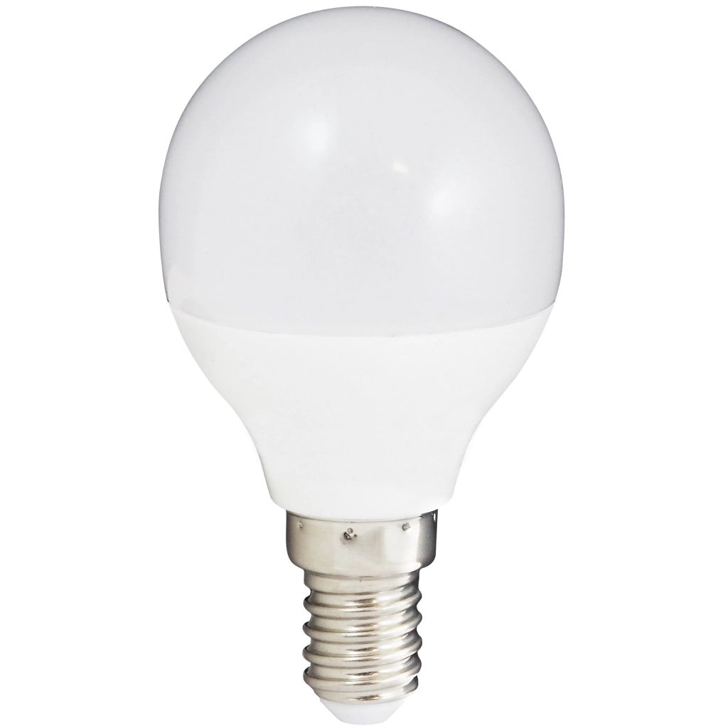 Lampadina LED G45 E14 6,3W 560lm 3000K opale Polux