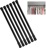 Set di Manubri Telescopici Adattabili a 6 Pezzi per Diverse Applicazioni, 30-50 cm, Nero