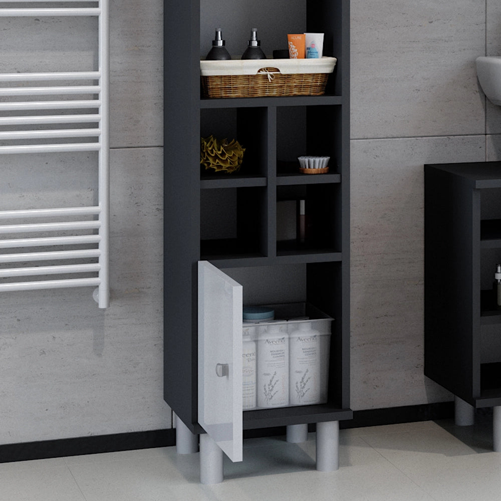 Mobiletto bagno Fynn Bianco lucido 30 x 130.6 cm porta piccola Vicco