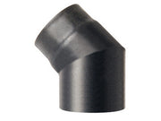 1pz gomito 45¦ pesante per stufa col.nero opaco ï cm. 15 cod:ferx.vit45465