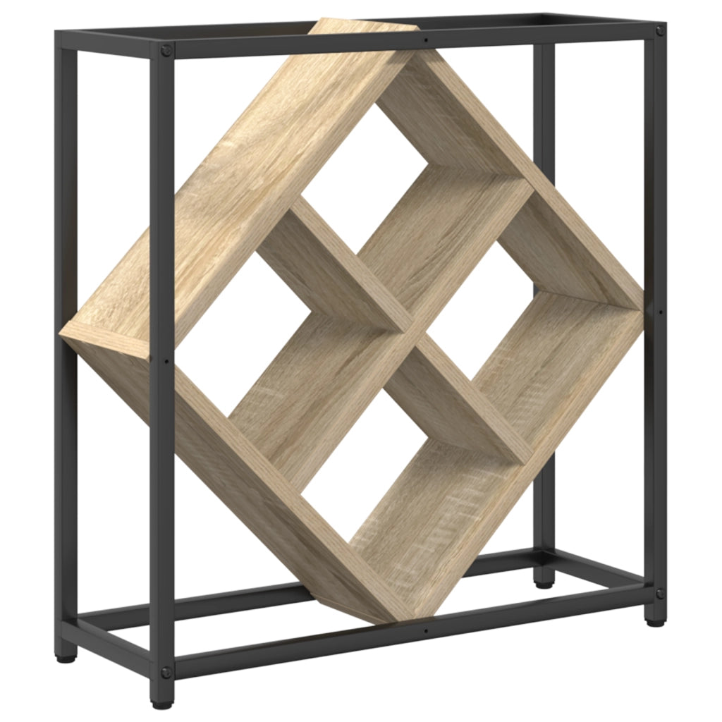 Scaffale per vino Sonoma Oak 51x18x52,5 cm in legno ingegnerizzato
