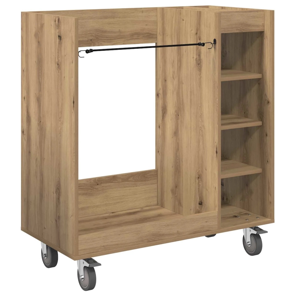 Armadio per Golf con ruota Rovere artigianale 90 x 45 x 98 cm CFW3518591