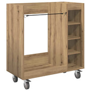 Armadio per Golf con ruota Rovere artigianale 90 x 45 x 98 cm CFW3518591