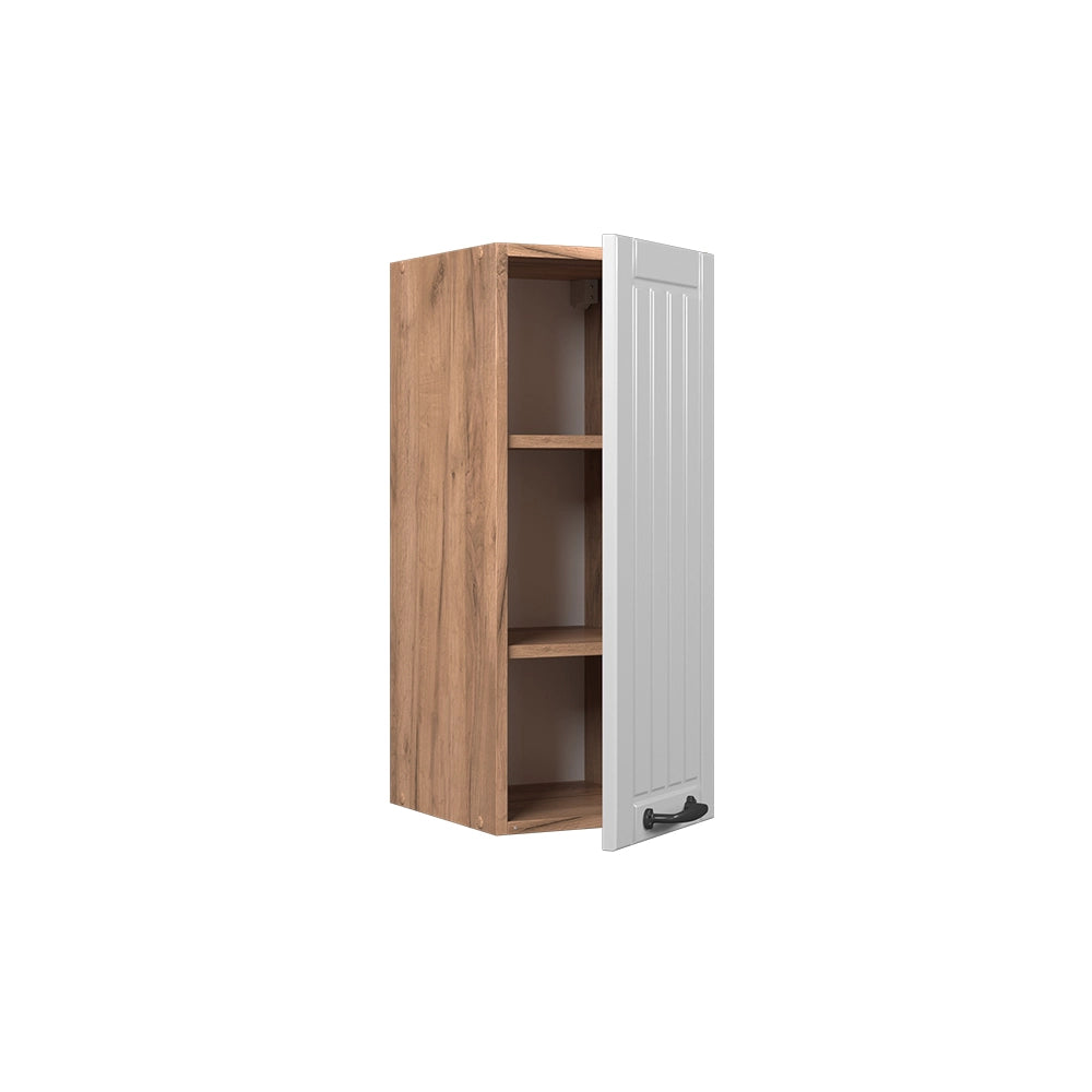 Vicco Pensile da cucina Bianco casa di campagna 30 cm