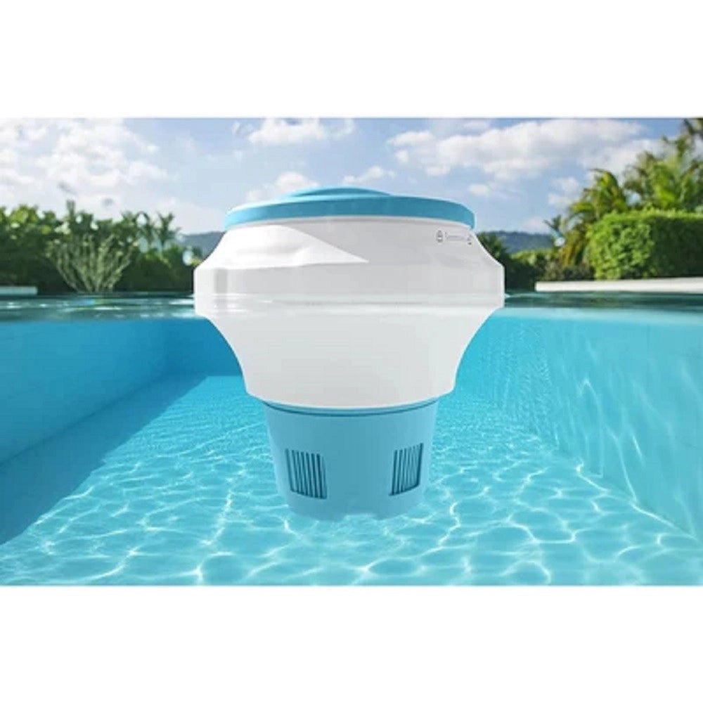 Trade Shop - Galleggiante Chimico Dosatore Cloro Pieghevole Guanto Protettivo Piscina 58668 -