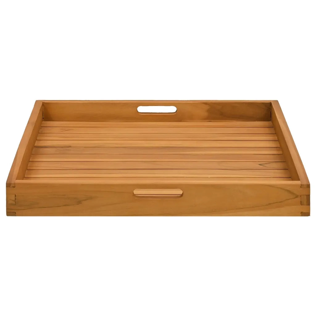 Vassoio da Portata 60x60 cm in Legno Massello di Teak 315458