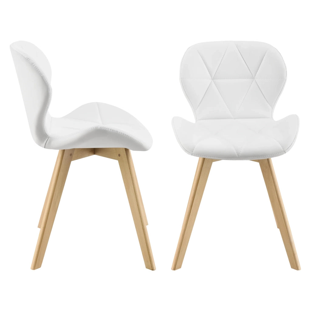 Set 2 sedie in ecopelle 81 x 57 x 49 cm bianco 03_0006756
