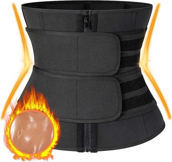 Cintura di allenamento con riempimento di Neopreen, cintura per addominali, cintura per fitness, cintura per perdita di peso, effetto sauna, cintura per sudore con effetto sauna, modello M