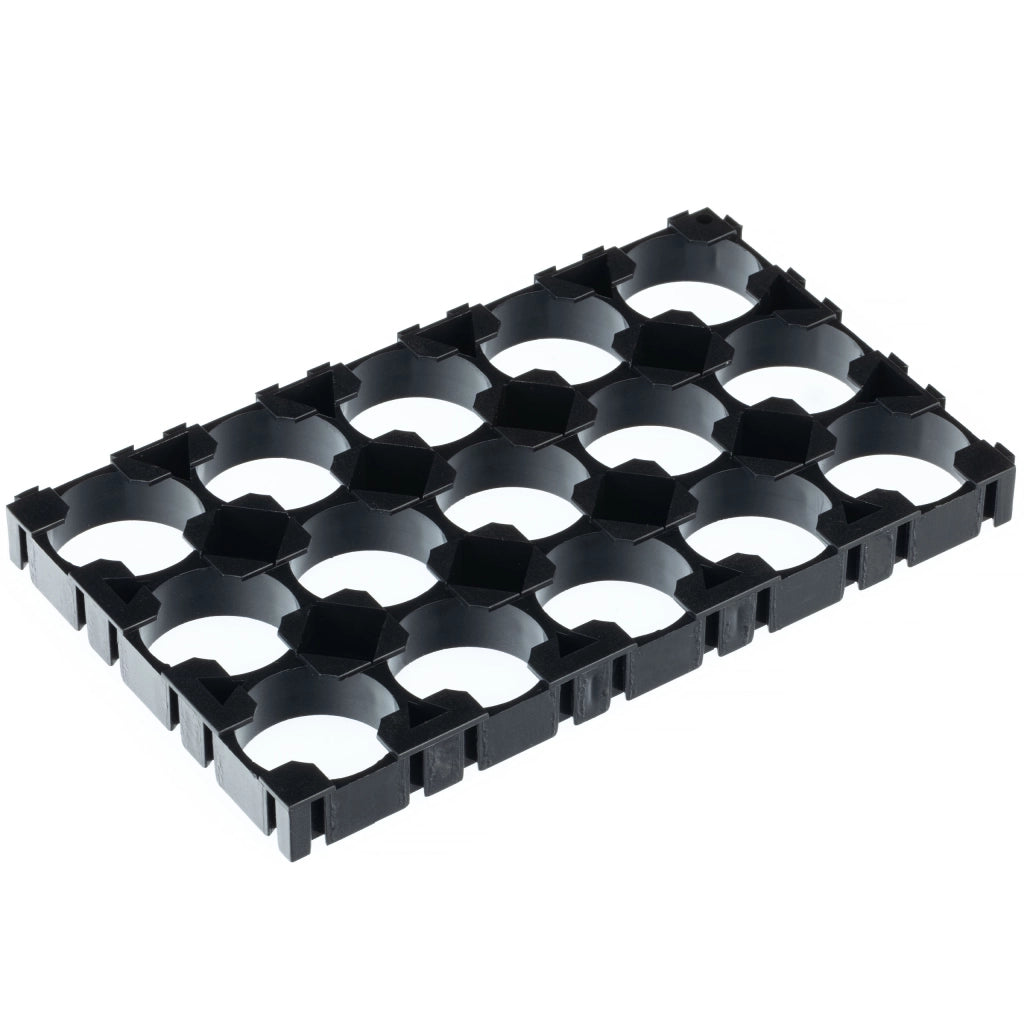 Custodia per Pacchi 3x5 per 15 Celle 18650 – Plastica di Alta Qualità | Organizzazione Efficiente