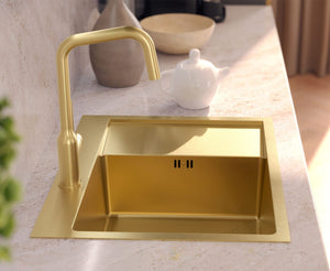 Lavello In Acciaio Russel 116 Gold