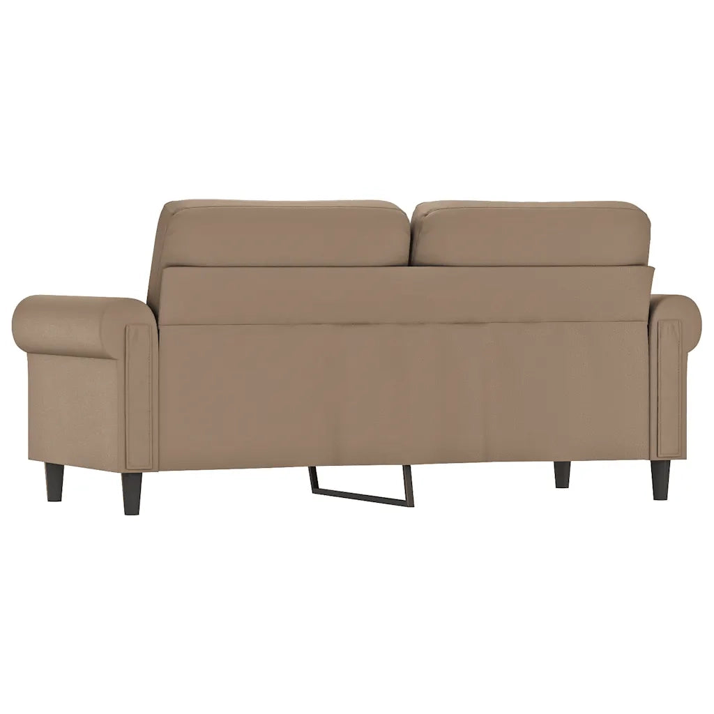 Divano a 2 Posti-Sofa 2 Posti Cappuccino 140 cm in Similpelle 399116