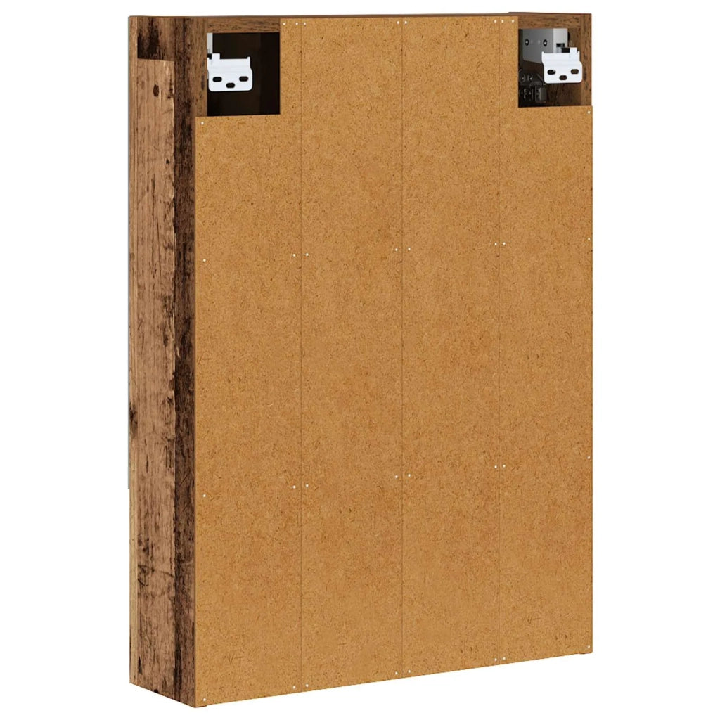 Mobiletto per specchio da bagno Legno vecchio 50 x 14,5 x 70 cm 889205