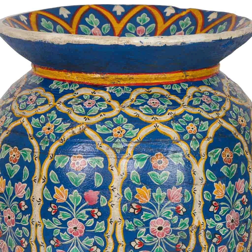 Vasi in legno multicolore 32x32x32.5h cm