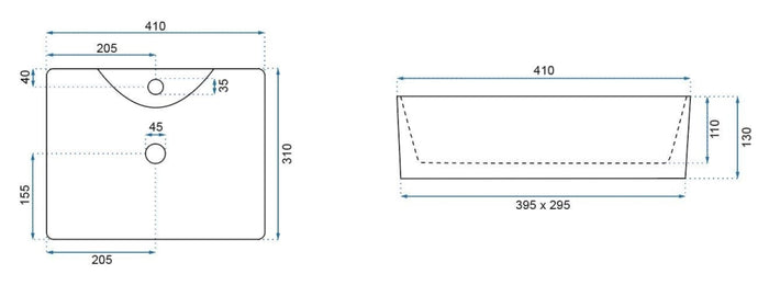 Lavabo Da Appoggio Rea Kelly Mini