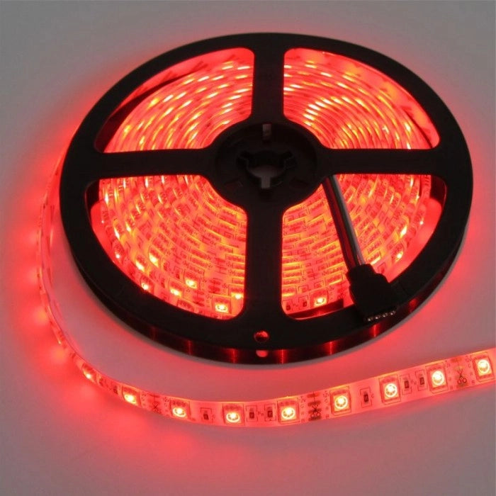 Striscia LED 5m rossa 4,8W/m 12V IP63 dimmer Ecolight