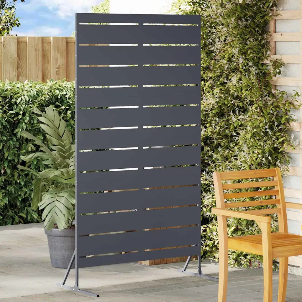 Schermo per Privacy Antracite 100 x 50 x 180 cm Acciaio 868565