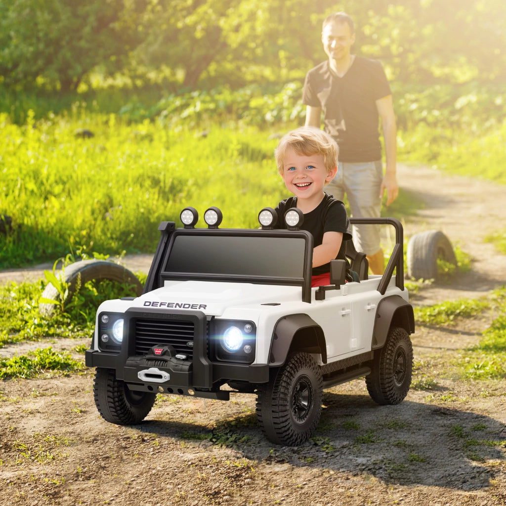 Macchina Elettrica per Bambini con Telecomando 2.4G ¨C Zephmum ¨C Bianco