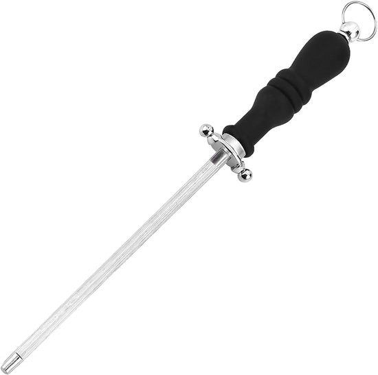 Sbarra di Affilatura Professionale per Coltelli da Cucina con Manico Ergonomico e Luce di Appoggio