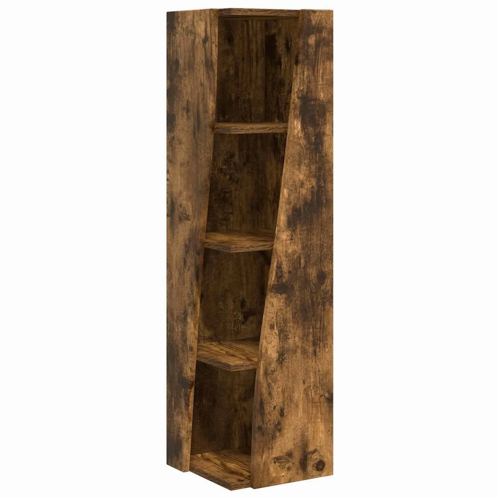 Mobile angolare 27,5x27x102cm Legno ingegnerizzato Rovere fumé 889850