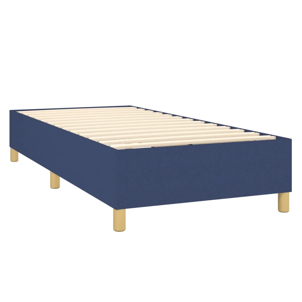 Giroletto a Molle con Materasso Blu 90x200 cm inTessuto 3132287