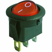Interruttore Luminoso Unipolare Rosso 3C 16A 17mm ferri da stiro e macchina del  - UNIVERSALE