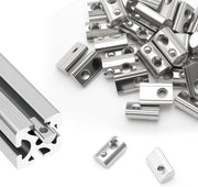 Set di 50 T-nut con Veer M6, viti a profilo in alluminio con acciaio di carbonio, adatti per CNC 3D stampanti e costruzioni con un diametro di foro di 10 mm