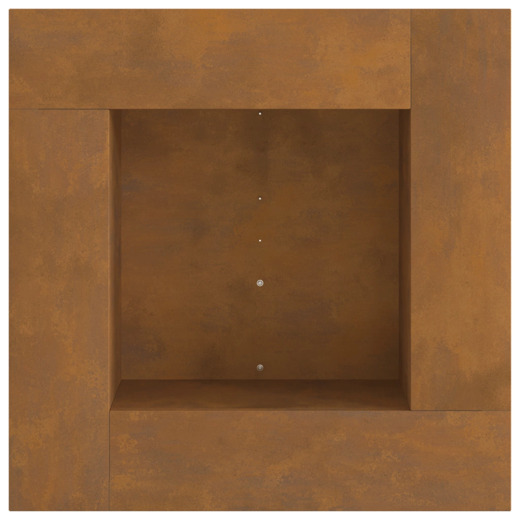 Piano Cottura Quadrato 60x60x30 cm Acciaio Invecchiato