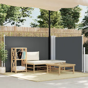 Tenda da Sole Laterale Retrattile-Tenda parasole per balcone Antracite 120x1000 cm 368125