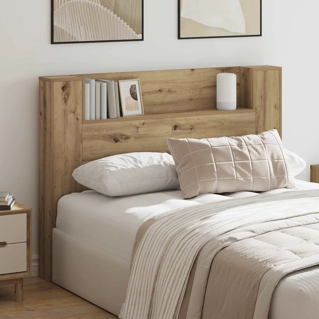 Testata con Mobile e LED Rovere Artigianale Legno multistrato 8006540