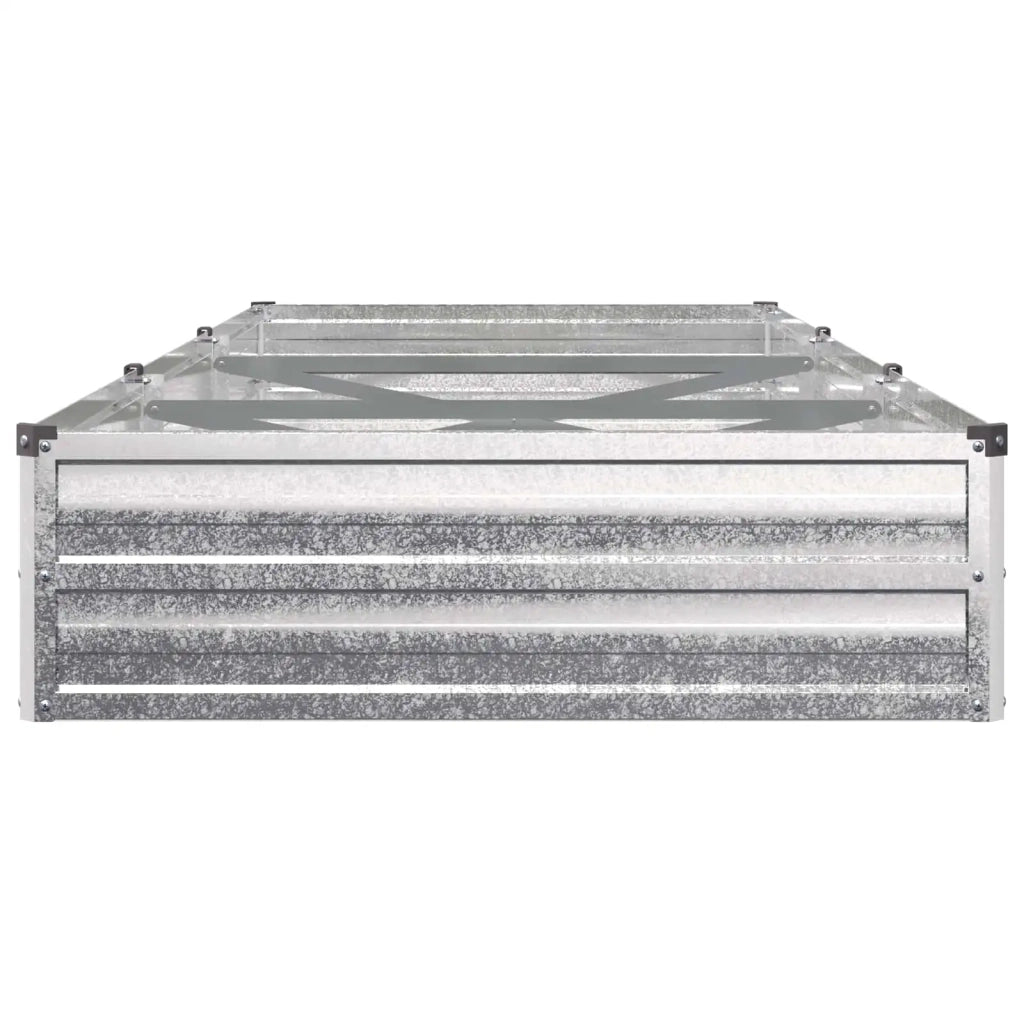 Letto rialzato da giardino Argento 240 x 80 x 24 cm 8006489