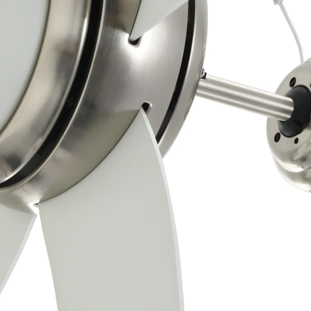 Ventilatore da Soffitto Decorato con Luce 128 cm Bianco CFW9203155