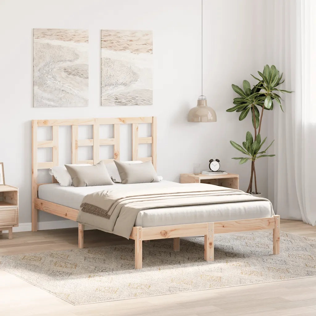 Giroletto-Struttura Letto in Legno Massello 120x200 cm 494888