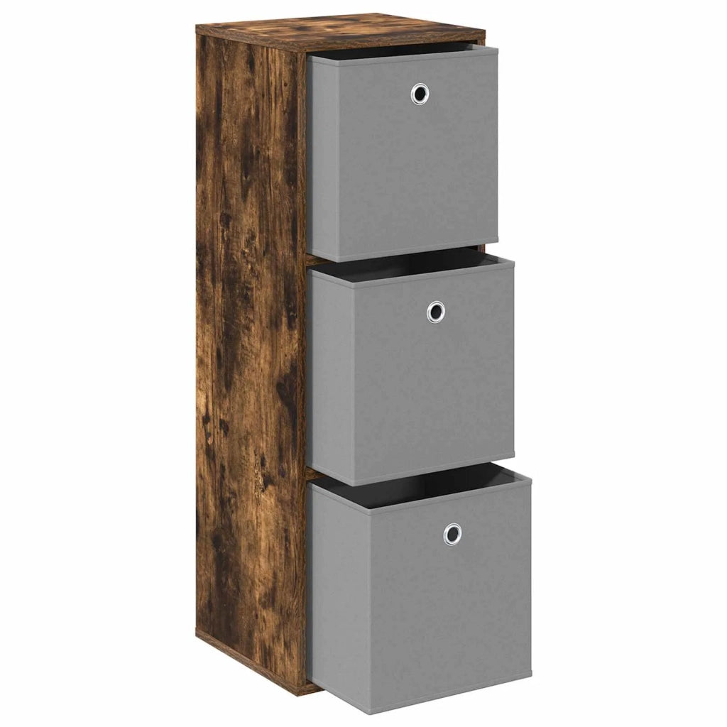 Credenza con cassetto Rovere fumé 35 x 32 x 99,5 cm