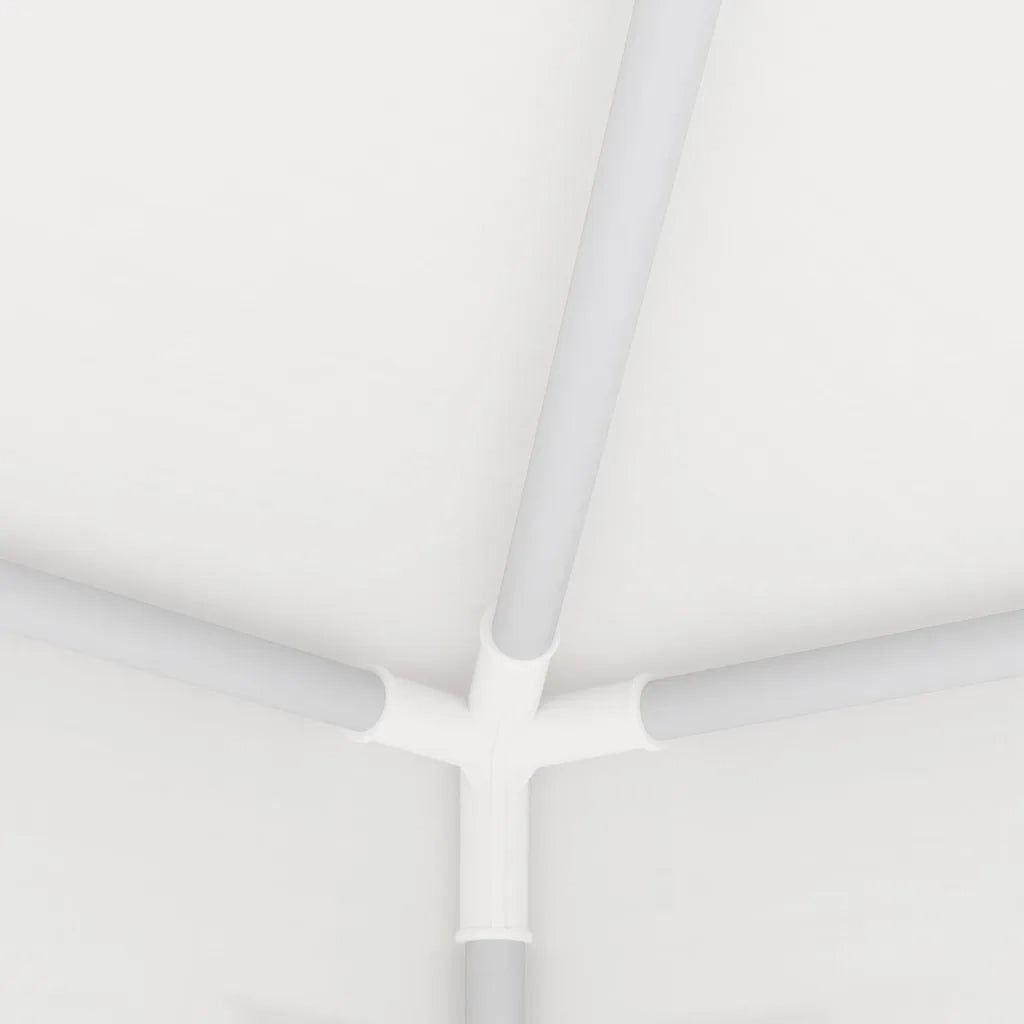 Gazebo Professionale con Pareti 2,5x2,5 m Bianco 90 g/mÂ²