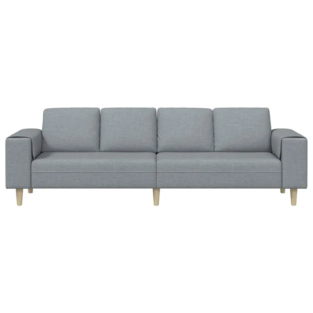 Set di divani Grigio chiaro Tessuto