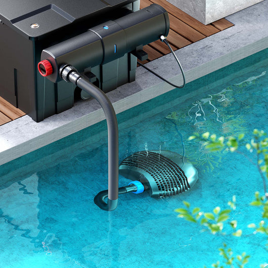 Pompa da laghetto CTF-5000 SuperECO 5000l/h 30W per circolazione e filtrazione acqua